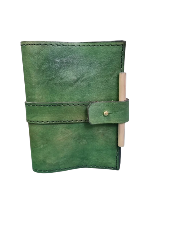 Agenda cuoio verde
